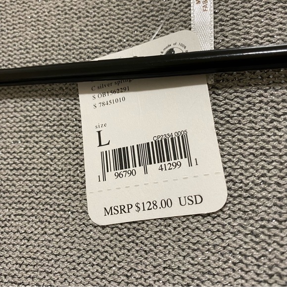 Free People Emmaline Shimmer Sparkly Large Cardigan - Picture 4 of 10